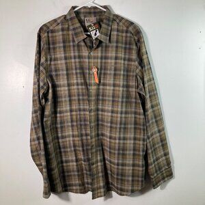 Mens 511 Tactical Igor Long Sleeve Plaid Snap Shirt L NWT Rapid Draw Placket